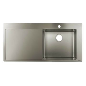 Chiuveta bucatarie Hansgrohe S71 inox 104.5x51 cm