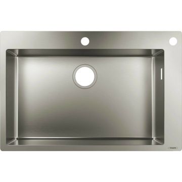 Chiuveta bucatarie Hansgrohe S71 inox 76x50 cm