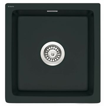 Chiuveta ceramica Deante Sabor 47,5x45 cm negru