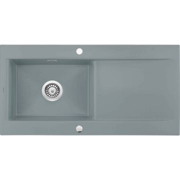 Chiuveta ceramica Deante Sabor 51x101 cm gri