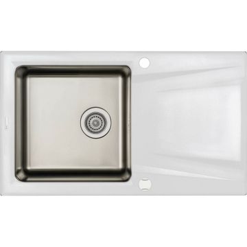 Chiuveta Deante Prime din granit, cuva din inox 86x50 cm