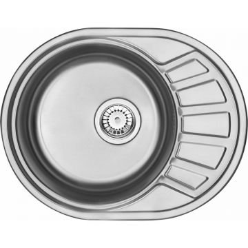 Chiuveta Deante Stock inox satinat 58x45 cm