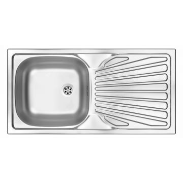 Chiuveta Deante Techno inox satinat 86x44 cm