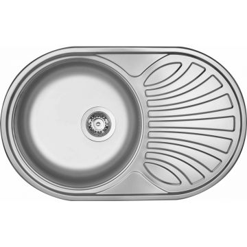 Chiuveta Deante Twist inox satinat 77x48 cm