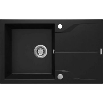 Chiuveta granit Deante Andante Flush 49x78 cm negru