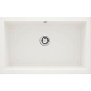 Chiuveta granit Deante Corda 50x80 cm alb