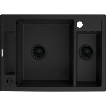 Chiuveta granit Deante Magnetic 50x69 cm negru