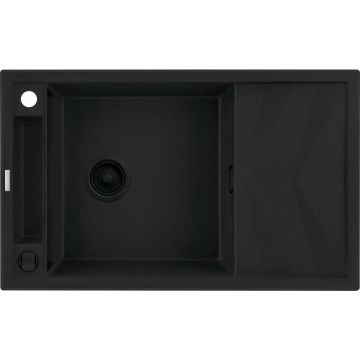 Chiuveta granit Deante Magnetic 50x82 cm negru