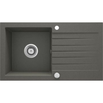 Chiuveta granit Deante Zorba 1 cuva cu picurator 44x76 cm antracit