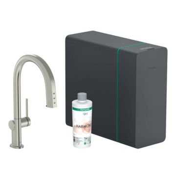 Set crom periat Hansgrohe Aquittura Select M91 SodaSystem 210 sBox cu 1 jet