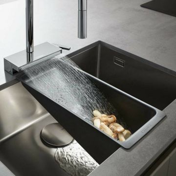 Sita pentru chiuveta negru mat Hansgrohe F14