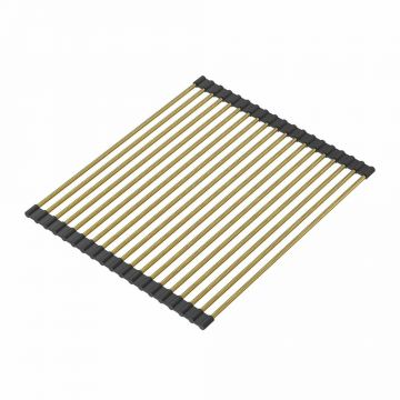 Suport vase Quadron Unique Rollmata finisaj auriu - negru 43x32 cm