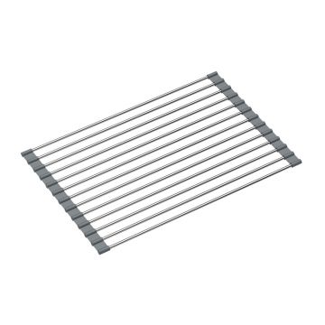 Suport vase Quadron Unique Rollmata finisaj inox - gri 38x25cm